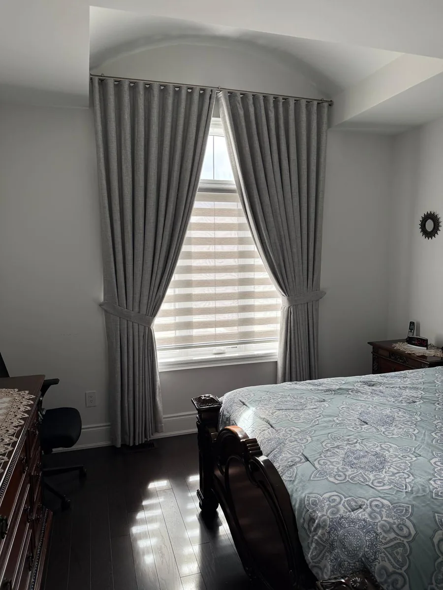 Custom blinds, shades, shutters, and drapery installed for Nobleton and GTA homes