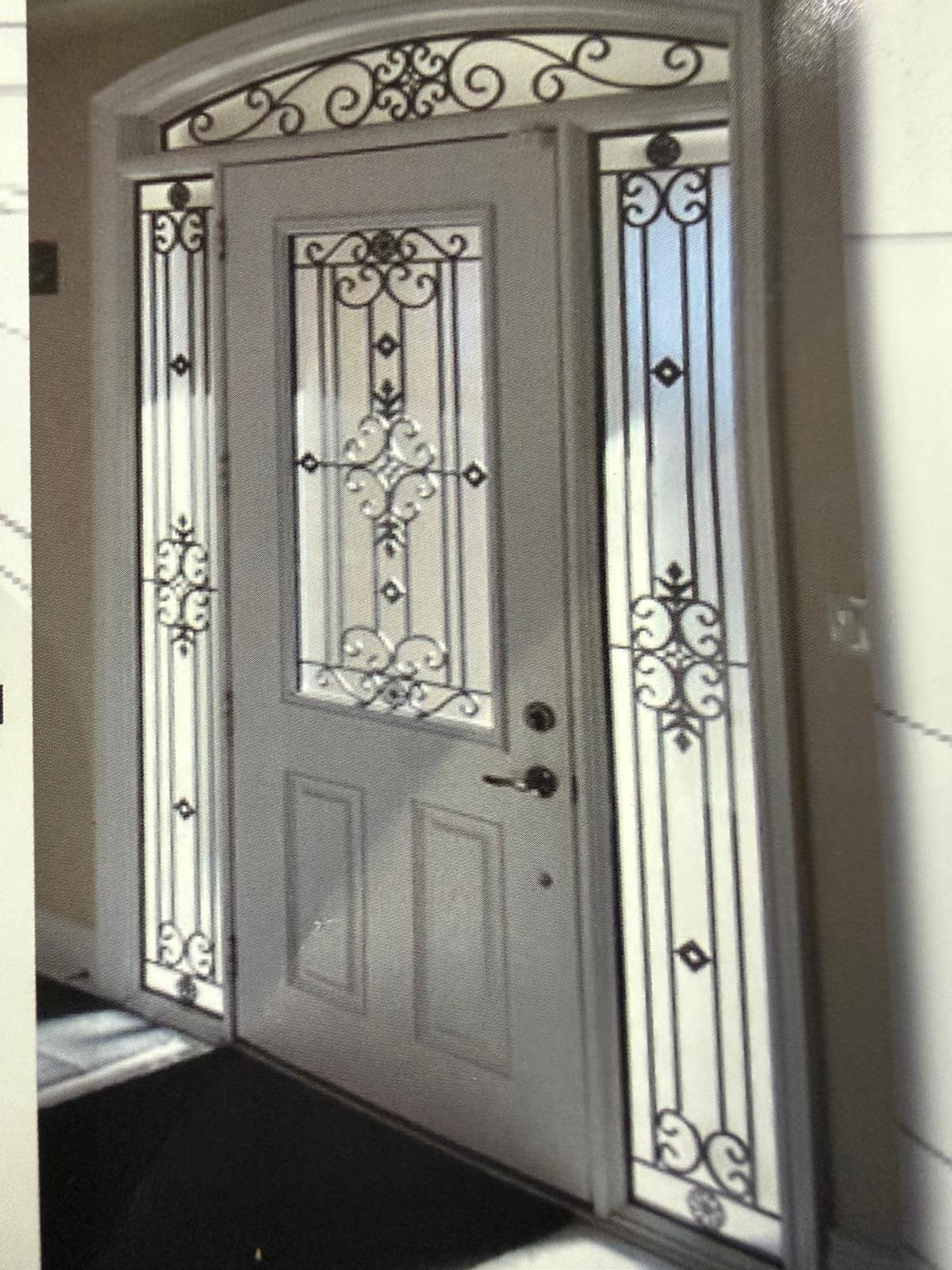 GTA aluminum glass door installation project