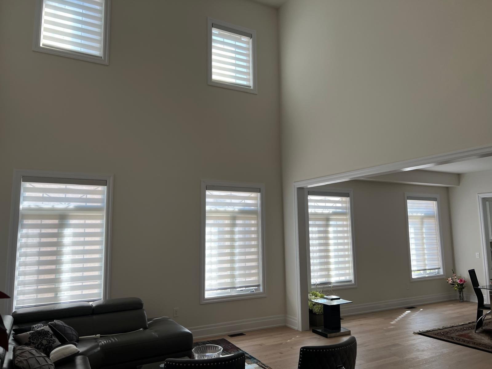 GTA open-concept window shutters and blinds installation